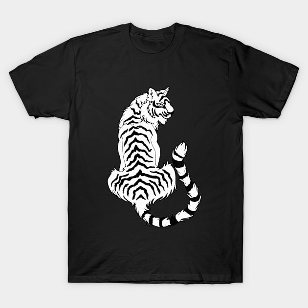 Chinese Zodiac Series - Tiger T-Shirt by WillowSeeker